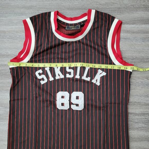 SikSilk Retro Classic Basketball Vest tank Size XS - Picture 11 of 14
